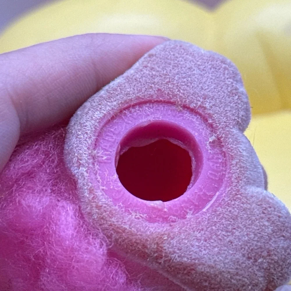 VTG MLP Lot 1990 Li'l Litters Pink Flocked Bunny &MLP Paradise Estate Couch READ